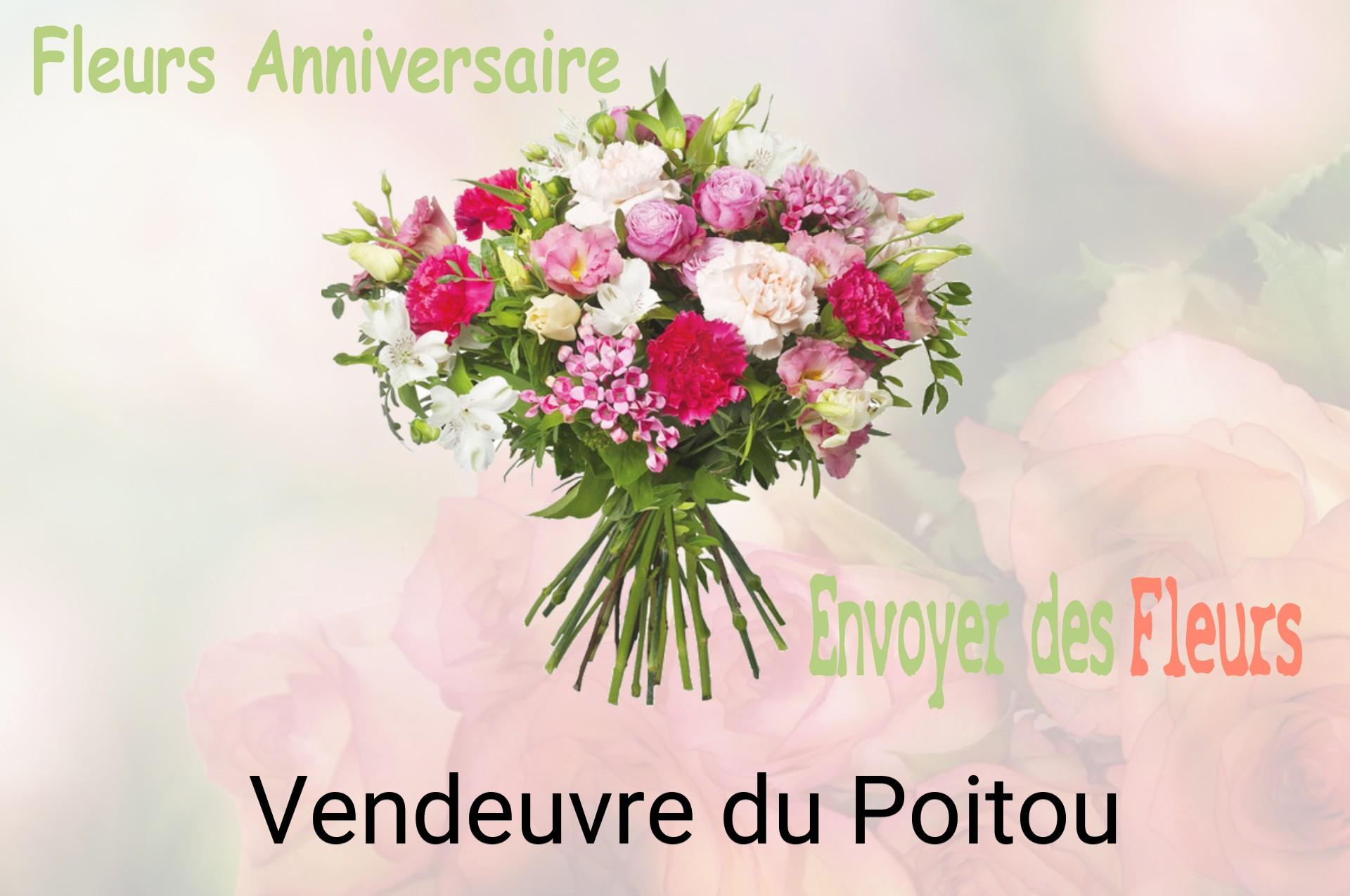 Bouquet de fleurs d’anniversaire livré à Vendeuvre-du-Poitou